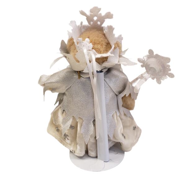 Vintage Muffy VanderBear Snowflake Angelic Bear NEW 1993 Plus Stand - Picture 11 of 12